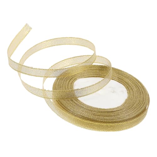 Anneome Gold Glitter Geschenkband Funkelndes Zierband für DIY Dekoration Hochzeit Geburtstag Party Basteln Blumen Kunst und Geschenkverpackung Langlebiges Satinband mit Elegantem Anneome Gold Glitter Geschenkband Funkelndes Zierband für DIY Dekoration Hochzeit Geburtstag Party Basteln Blumen Kunst und Geschenkverpackung Langlebiges Satinband mit Elegantem von Anneome