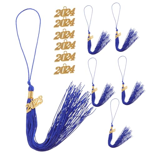 Anneome Graduation Cap Tassels DIY Dekorationen für Abschlussfeier Teilig Farbige Quasten Anhänger Geeignet für Doktorhut und Bachelor Abschluss Party Zubehör von Anneome