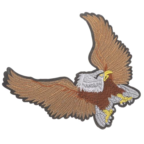 Anneome Großer Bestickter Adler Aufnäher zum Aufnähen Lederoptik Flicken für Jeans Rucksäcke Jacken Vielseitiger DIY Kleidungspatch für Reparatur und Dekoration Anneome Großer Bestickter Adler Aufnäher zum Aufnähen Lederoptik Flicken für Jeans Rucksäcke Jacken Vielseitiger DIY Kleidungspatch für Reparatur und Dekoration von Anneome