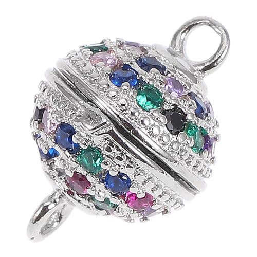 Anneome Halskette Mit Farbigem Diamantarmband Kettenverschluss Ersetzen Verlängerung Für Halskette Karabinerverschlüsse Für Die Schmuckherstellung Kettenverschlüsse Und Verschlüsse Kupfer von Anneome