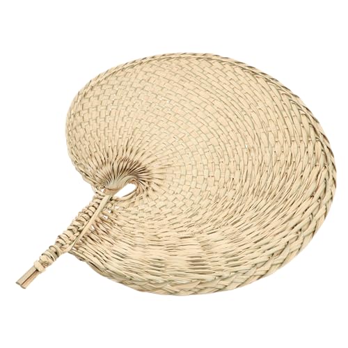 Anneome Handgefertigter Handlicher Fächer aus Natürlichem Stroh Tragbar Traditioneller Chinesischer Stil Dekorativer Wandfächer und Sommer Accessoire Hellgelb Anneome Handgefertigter Handlicher Fächer aus Natürlichem Stroh Tragbar Traditioneller Chinesischer Stil Dekorativer Wandfächer und Sommer Accessoire Hellgelb von Anneome