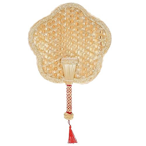 Anneome Handgefertigter Natürlicher Strohfächer Sommerlicher Handgewebter Kühlfächer Dekorativer Vintage Fächer Geeignet für Strand Party und Wanddekoration Leichter Robuster Fächer mit Anneome Handgefertigter Natürlicher Strohfächer Sommerlicher Handgewebter Kühlfächer Dekorativer Vintage Fächer Geeignet für Strand Party und Wanddekoration Leichter Robuster Fächer mit von Anneome
