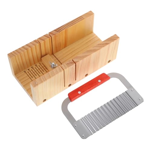 Anneome Holz Seifenschneider mit Doppel Schlitz für Verschiedene Schnittstärken Wellenmesser für Dekorative Kanten Ergonomischer Griff als Seifenherstellungszubehör und Kleines Holz Anneome Holz Seifenschneider mit Doppel Schlitz für Verschiedene Schnittstärken Wellenmesser für Dekorative Kanten Ergonomischer Griff als Seifenherstellungszubehör und Kleines Holz von Anneome