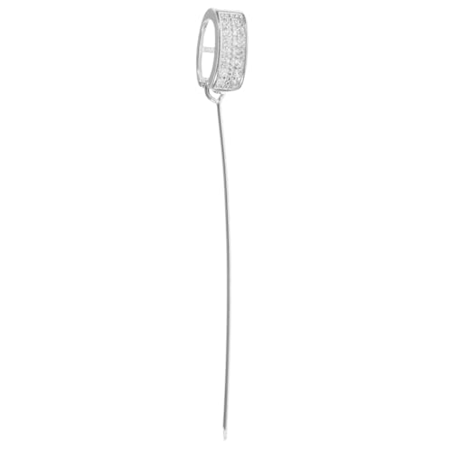 Anneome Jade Anhänger Clip Verschluss Silber für Schmuckherstellung Robuster Kettenverschluss Geeignet für Halsketten und Armbänder Platinfarbe von Anneome