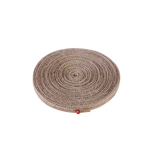 Anneome Jute-Gurtband jute band Juteband Seile dekoratives Seil zum Basteln Band aus Jutegewebe Hochzeit Juteseil Stoff Schnürsenkel Bindfäden für Bastelarbeiten Garnband Bandgewebe Brown von Anneome