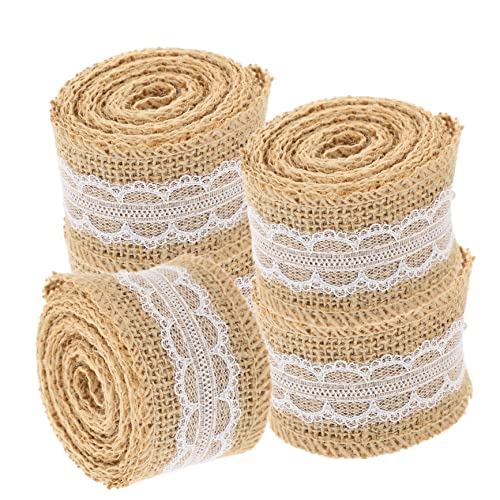 Anneome Jute Spitze Satin Band Rollen Dekorative Bankett Bowknot Machen Handarbeit Verpackung Handwerk Anneome Jute Spitze Satin Band Rollen Dekorative Bankett Bowknot Machen Handarbeit Verpackung Handwerk von Anneome