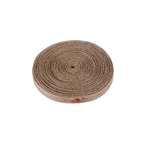 Anneome Juteband Aus Sackleinen Hochzeit Stoff Geflochten Flechten Bandgewebe Jute-gurtband Brown von Anneome