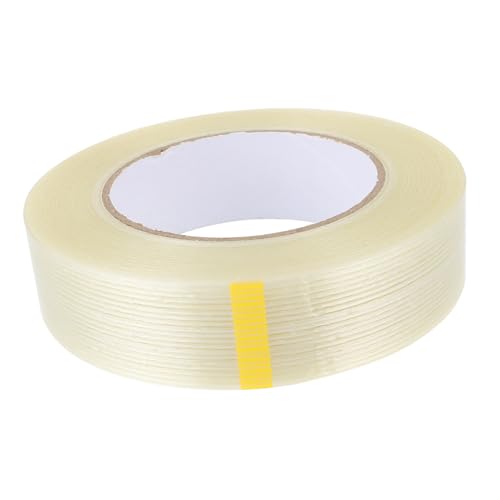 Anneome Klebeband Stark Haftend Reißfest Transparent Verpackungs Reparaturband Fiber Tape für Vielseitige Anwendung von Anneome