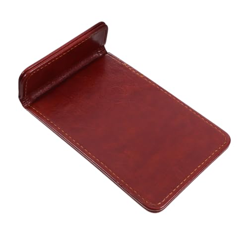 Anneome Klemmbrett aus Kunstleder mit Magnetverschluss Multifunktionales Clipboard für Restaurants Cafés und Bars für Rechnungen und Dokumente Braun von Anneome