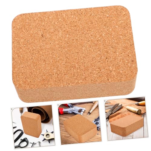Anneome Leder Stanzmatte Kork Punching Pad Stabiles Diy Werkzeug Vielseitig für Lochstanzen Perforieren und Schneiden in Lederhandwerk und Textilprojekten von Anneome