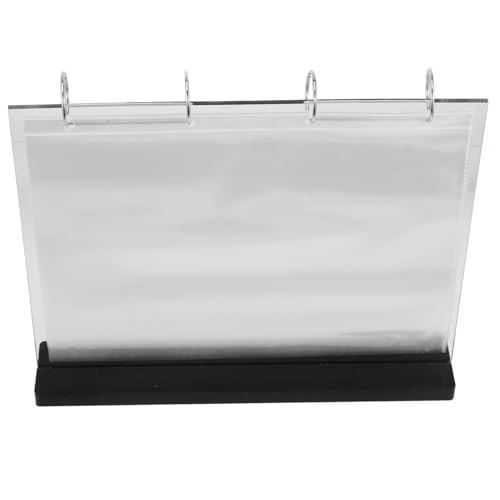 Anneome Menüständer mit Seitiger Wendekartenhülle Eleganter Design Tischkartenhalter für Restaurants Cafés Events Format Kartenhüllen von Anneome