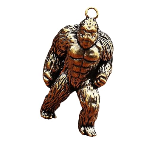 Anneome Messing Gorilla Figurine Miniatur Skulptur mit Aufhängeloch Detailreiche Handgefertigte Dekofigur aus Langlebigem Messing Vielseitig als Schlüsselanhänger und Schreibtischornament Anneome Messing Gorilla Figurine Miniatur Skulptur mit Aufhängeloch Detailreiche Handgefertigte Dekofigur aus Langlebigem Messing Vielseitig als Schlüsselanhänger und Schreibtischornament von Anneome