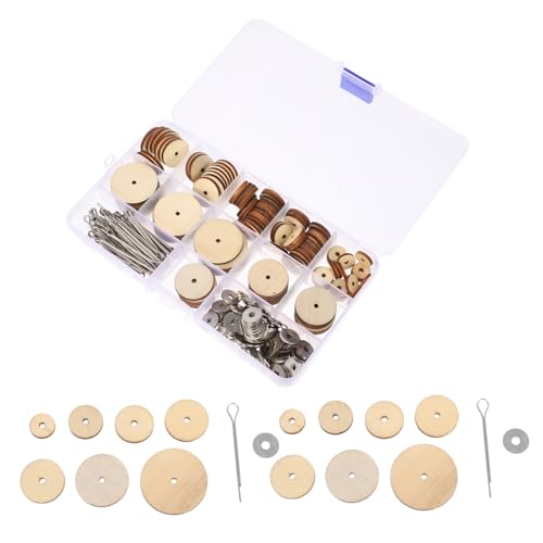 Anneome Movable Doll Joints aus Holz Faserplatten DIY Bastelzubehör für Teddybären Puppen und Kuscheltiere Flexible Gelenke für Kreative Handarbeiten und Bewegliche Spielzeugteile von Anneome