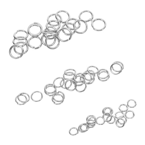 Anneome Open Metal Jump Rings Schmuck Verbinder Ringe für DIY Schmuckherstellung Ohrring Armband Ketten Zubehör Langlebig und Einfach zu Montieren von Anneome