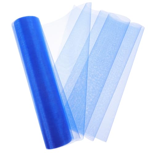 Anneome Organza Stoffrolle Kristall Transparenter Tüllstoff für DIY Basteln Hochzeit Party Tischläufer Stuhlschärpen Geschenkverpackung Bonboniere Deko in Royalblau Anneome Organza Stoffrolle Kristall Transparenter Tüllstoff für DIY Basteln Hochzeit Party Tischläufer Stuhlschärpen Geschenkverpackung Bonboniere Deko in Royalblau von Anneome