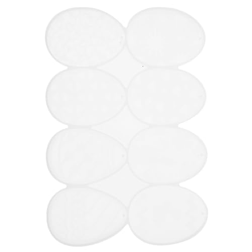 Anneome Ostereier-Anhängerform Hasen-Ei-Schlüsselanhänger-Formen Schokoladeneier dekoration Giessform Silikon Schlüsselbundformen aus Harz Kaninchen-Schlüsselanhänger-Form Kieselgel Weiß von Anneome