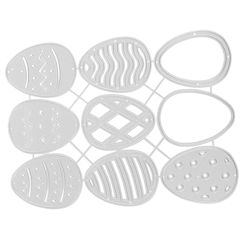 Anneome Ostern sterben sterben Die Schneiden Schnitte Basteln Stanzformen Stanzteile aus Metall Formen für Fotoalben Stanzform für Handwerk handwerkliches Werkzeug Kohlenstoffstahl Silver von Anneome