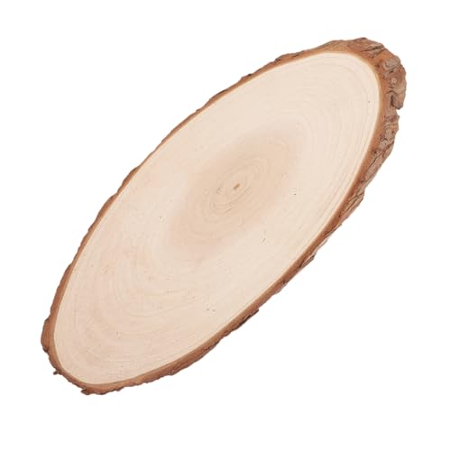 Anneome Ovaler Ausschnitt Baumscheibe Oval Rebanadas De Holz Mittelstücke Für Tische Handwerk Lindenholz Schnitzerei Runden von Anneome