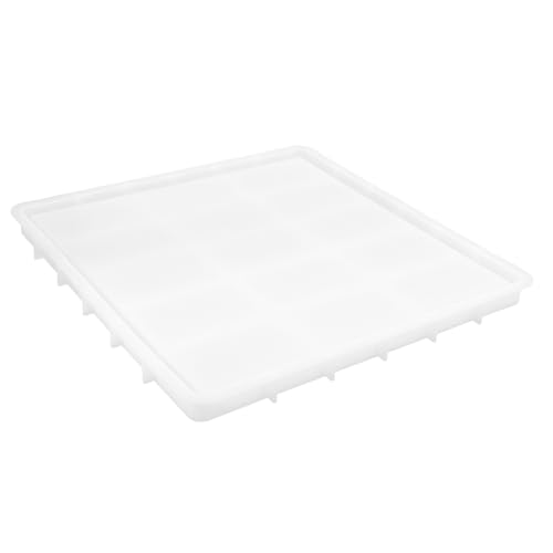 Anneome Palettenform Die Silikonform Schalenformen Aus Silikon Schalenformen Für Epoxidharz Silikonformen Schmucktablett Diy-silikon Schalenform Aus Silikon Diy -handwerk Weiß Kieselgel von Anneome