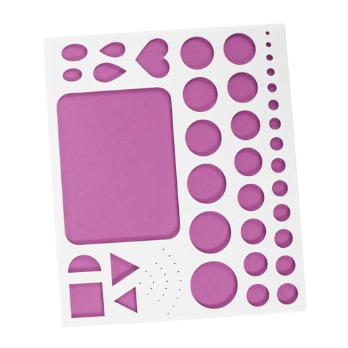 Anneome Papiervorlage Guillotine -papierschneider Pastellpapier Quilling-stift Aus Papier Kit Zur Papierherstellung Geschlitzt Quilling-papier Quilling-vorlage Aus Papier Lila Rückwand Eva von Anneome
