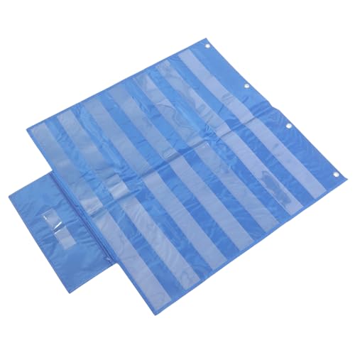 Anneome Pocket Chart für Unterricht Standard Pocket Chart mit Wortkarten Blaue Aufbewahrung für Klassenzimmer für Satzstreifen und Lernmaterialien von Anneome
