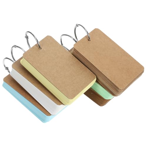 Anneome Portable Blanko Karteikarten Notizblock mit Ringbindung pro Block Kraftpapier Leicht und Robust für Studenten Büro Schule und Reise Praktisch zum Vokabeln Lernen und Planen Anneome Portable Blanko Karteikarten Notizblock mit Ringbindung pro Block Kraftpapier Leicht und Robust für Studenten Büro Schule und Reise Praktisch zum Vokabeln Lernen und Planen von Anneome