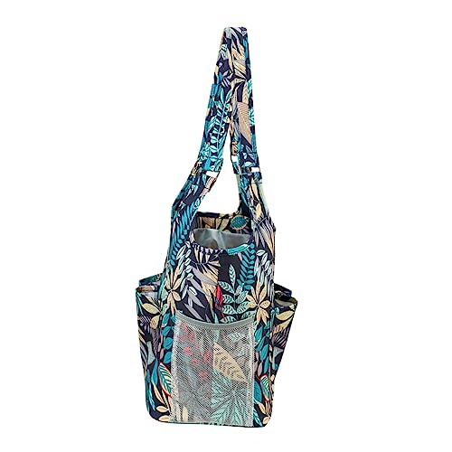 Anneome Praktische Garnspeichertasche Oxford mit Leaf Muster Tragbar Langlebig Multifunktionale Aufbewahrung für Wollgarn und Strickwerkzeuge für Handarbeiten Anneome Praktische Garnspeichertasche Oxford mit Leaf Muster Tragbar Langlebig Multifunktionale Aufbewahrung für Wollgarn und Strickwerkzeuge für Handarbeiten von Anneome