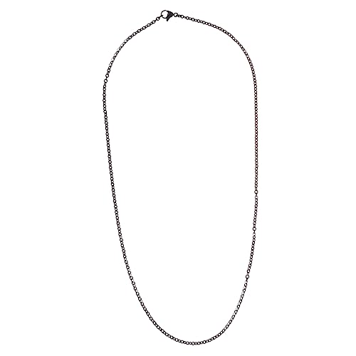 Anneome Schlüsselbeinzubehör Halskette Kette zur Schmuckherstellung pendant necklace schmuck machen schmuck ketten Handgemachter Schmuck Schmuckkette Black von Anneome