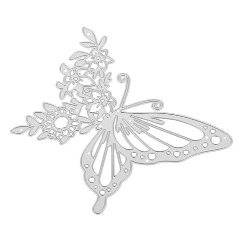 Anneome Schmetterling Metall Stanzformen DIY Kartenherstellung Präzise Schablonen für Scrapbooking Langlebige und Benutzerfreundliche Präge Stanzformen für Kreative von Anneome