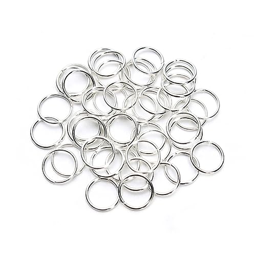 Anneome Schmuck geschlossener Ring geschlossene Biegeringe Schlüssel hart schließen Sprungring Schmuck silberne Biegeringe Silver von Anneome