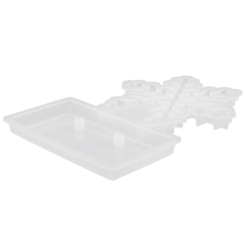 Anneome Schneeflocken Silikonform Diy Weihnachtsdeko Gießform für Handgemachte Schneeflocken Ornamente für Bastelprojekte und Festliche Dekorationen von Anneome