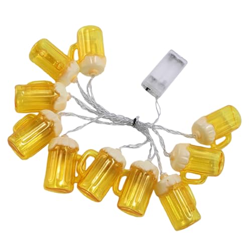 Anneome Lichterkette in Bierkrugform 2 m 10 LEDs batteriebetrieben für Geburtstagsdekorationen Anneome Lichterkette in Bierkrugform 2 m 10 LEDs batteriebetrieben für Geburtstagsdekorationen von Anneome