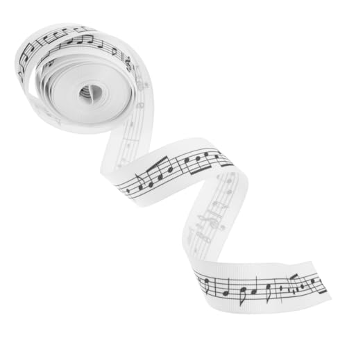 Anneome Schwarzes und Weißes Musiknoten Dekoband Breit aus Polyester Geschenkband für DIY Bastelarbeiten Partyverpackungen und Stilvolle Geschenkgestaltung Anneome Schwarzes und Weißes Musiknoten Dekoband Breit aus Polyester Geschenkband für DIY Bastelarbeiten Partyverpackungen und Stilvolle Geschenkgestaltung von Anneome