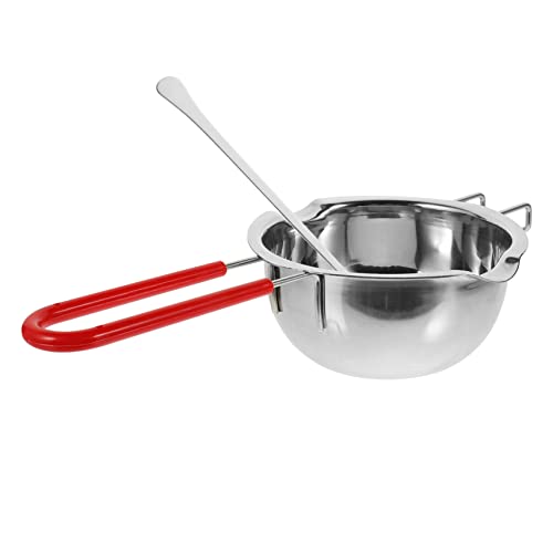 Kerzenherstellungszubehör Wachsschmelzofen Topf Mit Rührlöffel-set Zum Schmelzen Von Wachs Butter Käse Karamell Schokolade von Anneome