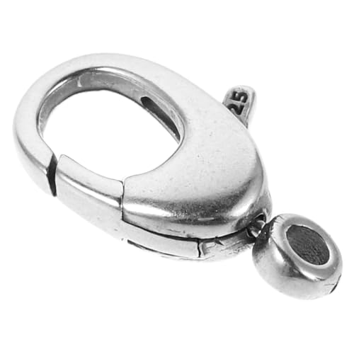 Anneome Silberner Lobsterverschluss für Schmuckherstellung Mini-lobsterhaken mit Leicht Bedienbarem Federverschluss Geeignet für Armbänder Halsketten Ohrringe DIY Schmuckzubehör Glänzend Anneome Silberner Lobsterverschluss für Schmuckherstellung Mini-lobsterhaken mit Leicht Bedienbarem Federverschluss Geeignet für Armbänder Halsketten Ohrringe DIY Schmuckzubehör Glänzend von Anneome