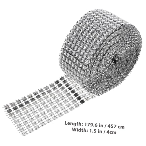 Anneome Silbernes Strassband aus Mesh Funkelndes DIY Kristall dekoband Selbstklebendes Rhinestone Ribbon für Auto Handy Hochzeit Bastelverzierung Zuschneidbar Anneome Silbernes Strassband aus Mesh Funkelndes DIY Kristall dekoband Selbstklebendes Rhinestone Ribbon für Auto Handy Hochzeit Bastelverzierung Zuschneidbar von Anneome