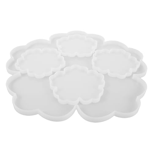 Anneome Silikon Blütenform Gießformen für Epoxidharz Hitzebeständig Flexibel DIY Tray Untersetzer-formen Individuelle Wohnraumdekoration und Kreative Geschenkideen von Anneome
