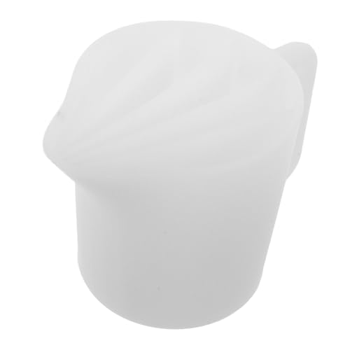 Anneome Silikon Mischbecher mit Griff Fächer Trennbecher für Resin Pouring DIY Flüssigkunst Wiederverwendbarer Silikon Becher für Acrylfarben Mischen und Kreative Mustergestaltung von Anneome
