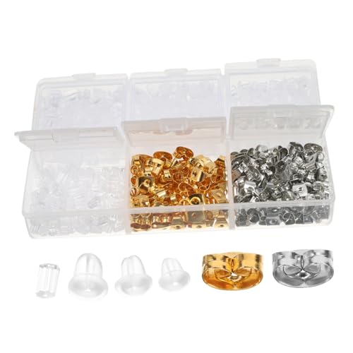 Anneome Silikon Ohrringverschlüsse Set Ohrstecker Sicherheitsrücken Für DIY Schmuckherstellung Und Langlebig Verschiedene Stile Für Projekte Anneome Silikon Ohrringverschlüsse Set Ohrstecker Sicherheitsrücken Für DIY Schmuckherstellung Und Langlebig Verschiedene Stile Für Projekte von Anneome