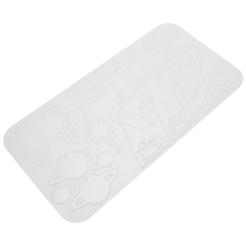 Anneome Silikon Schmuckform für Epoxidharz Ohrringe und Anhänger Langlebige Flexible Gießform mit Geometrischen Mustern für DIY Resin Halsketten Mond Stern Schlüsselanhänger Einfach zu von Anneome