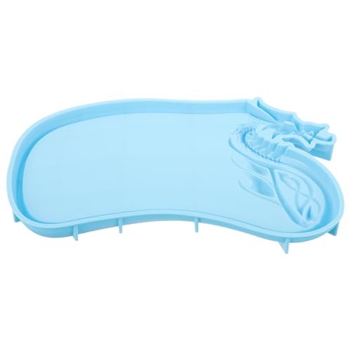 Anneome Silikon Tray Mold für Diy Schmuck Flexible und Langlebige Gießform für Bastelprojekte Drachen Design Blau Leicht zu Entformen und Platzsparend von Anneome