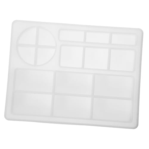 Anneome Silikonform DIY Epoxidharz Gießform Rechteckiges Tray Mold Flexible Silikonform Wiederverwendbar Für Schmuckherstellung Kreative Bastelprojekte Zuhause und Büro von Anneome