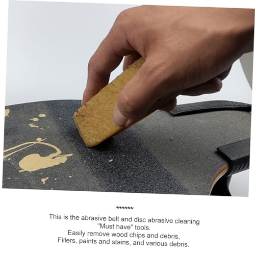 Anneome Skateboard Grip Tape Cleaner Gummi Radiergummi Abrasivband Reiniger Langlebig Elastisch Schonend für Schleifpapier Skateboard Zubehör Anneome Skateboard Grip Tape Cleaner Gummi Radiergummi Abrasivband Reiniger Langlebig Elastisch Schonend für Schleifpapier Skateboard Zubehör von Anneome