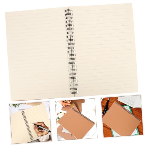 Anneome Spiralnotizbuch mit Kraftpapier Cover Liniertes Tagebuch Tragbares Notizbuch für Büro Schule Studenten und Persönliche Planung Anneome Spiralnotizbuch mit Kraftpapier Cover Liniertes Tagebuch Tragbares Notizbuch für Büro Schule Studenten und Persönliche Planung von Anneome