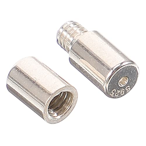 Anneome Sterlingsilber Schraubverschluss Perlen Schmuckverschluss für Halsketten und Armbänder Leichter Langlebiger DIY Schmuckverbinder mit Einfachem Stilvollem Design Vielseitig Anneome Sterlingsilber Schraubverschluss Perlen Schmuckverschluss für Halsketten und Armbänder Leichter Langlebiger DIY Schmuckverbinder mit Einfachem Stilvollem Design Vielseitig von Anneome