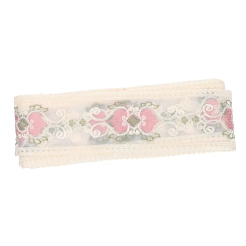 Anneome Stickerei Spitze Band Dekoratives Diy Bänder für Hochzeitsgeschenke Haaraccessoires Handwerk und Kleidung Hochwertige Langlebige Ripsbänder mit Einzigartigem Blumenmuster Yards von Anneome