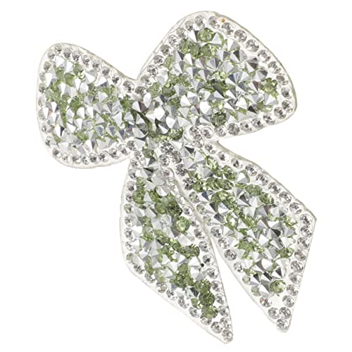 Anneome Strass Bowknot Patches Farbenfrohes Wasserdichtes Resin Aufnäher für Kleidung Taschen und Diy Dekoration zum Aufbügeln und Reparieren von Anneome