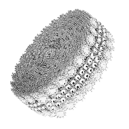 Anneome Strass Mesh Ribbon Silberfarbiges Funkelndes DIY Bastelband Langlebiges Umweltfreundliches Doppelseitiges Mesh mit Herzmotiv für Hochzeit und Partydekoration Anneome Strass Mesh Ribbon Silberfarbiges Funkelndes DIY Bastelband Langlebiges Umweltfreundliches Doppelseitiges Mesh mit Herzmotiv für Hochzeit und Partydekoration von Anneome