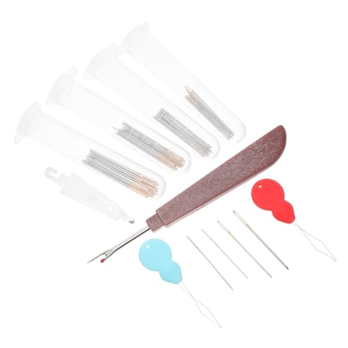 Anneome Teiliges Sticknadeln mit Großem Öhr Edelstahl Langlebig Einfaches Einfädeln durch Farbige Einfädler Beschichtet für Eleganten Glanz Kompakt für Handarbeiten und Anneome Teiliges Sticknadeln mit Großem Öhr Edelstahl Langlebig Einfaches Einfädeln durch Farbige Einfädler Beschichtet für Eleganten Glanz Kompakt für Handarbeiten und von Anneome