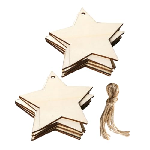 Anneome Unlackierte Holzsterne DIY Bastelholzscheiben Aufhängen Natürliche Holzornamente für Handwerk Dekoration Hochzeiten und Kreative Geschenkideen Anneome Unlackierte Holzsterne DIY Bastelholzscheiben Aufhängen Natürliche Holzornamente für Handwerk Dekoration Hochzeiten und Kreative Geschenkideen von Anneome